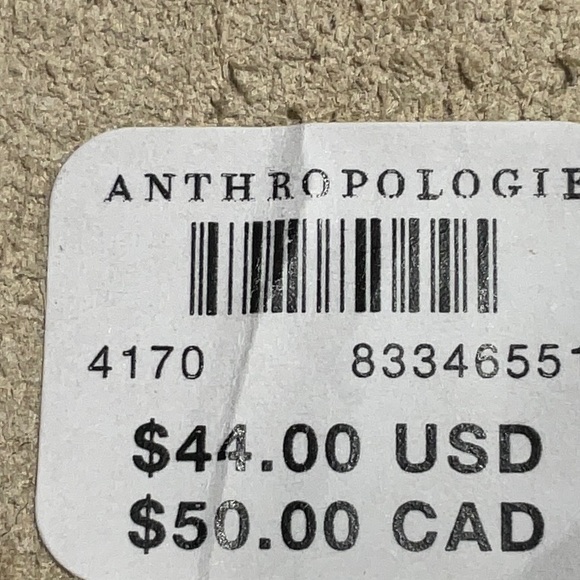 NWT Anthropologie Twisted Crystal Hoop Earrings - Picture 5 of 5